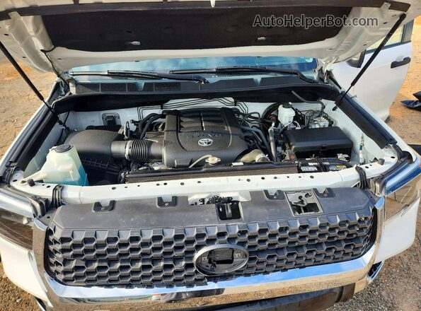 5TFDY5F10MX021404 2021 TOYOTA TUNDRA White Вид задньої частини салону