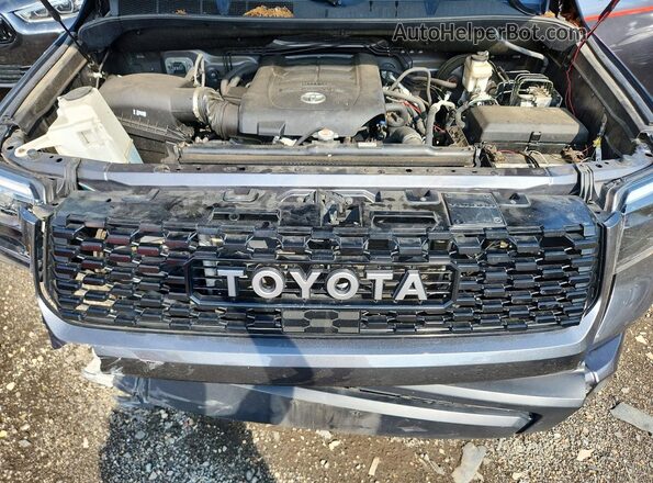 5TFDY5F10MX045945 2021 TOYOTA TUNDRA Серый Вид задней части салона