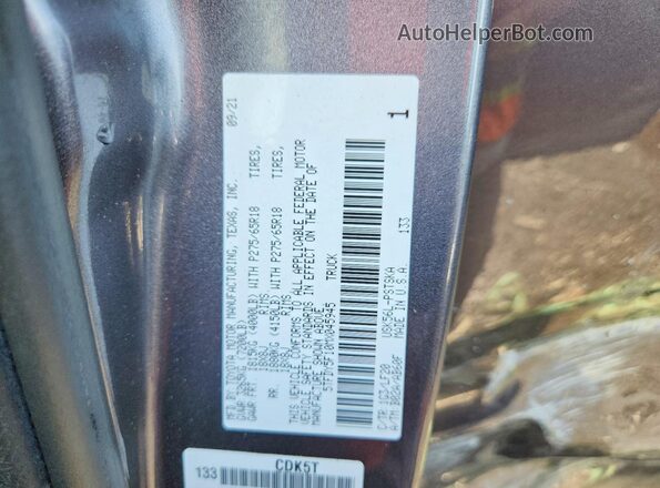 5TFDY5F10MX045945 2021 TOYOTA TUNDRA Серый Вид подкапотного пространства