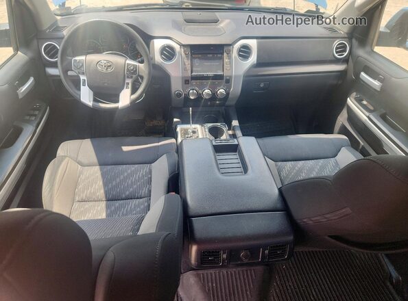 5TFDY5F11KX777384 2019 TOYOTA TUNDRA Blue Dashboard view
