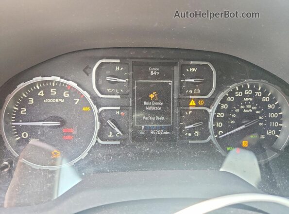 5TFDY5F11KX777384 2019 TOYOTA TUNDRA Blue Instrument cluster view