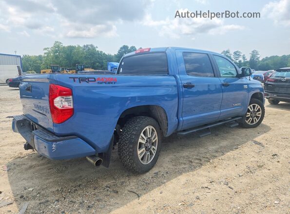 5TFDY5F11KX777384 2019 TOYOTA TUNDRA Blue Rear right