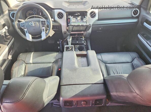 5TFDY5F11KX812313 2019 TOYOTA TUNDRA White Dashboard view