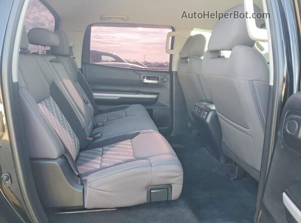5TFDY5F11KX850348 2019 TOYOTA TUNDRA Black Вид задніх сидінь