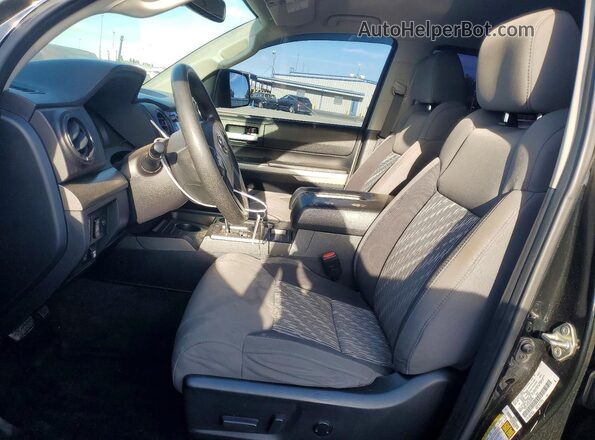 5TFDY5F11KX850348 2019 TOYOTA TUNDRA Black Вид салону спереду