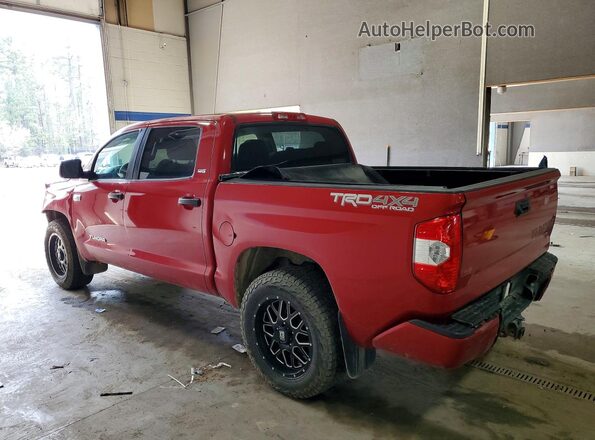 5TFDY5F13KX856684 2019 TOYOTA TUNDRA Red Trasero izquierdo