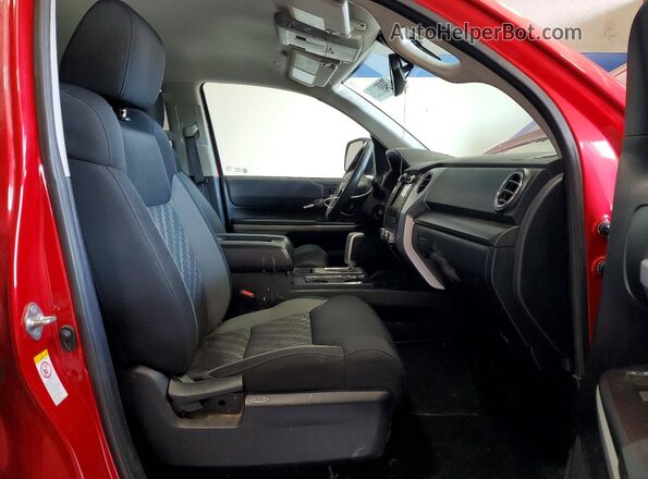 5TFDY5F13KX856684 2019 TOYOTA TUNDRA Red Vista interior delantera