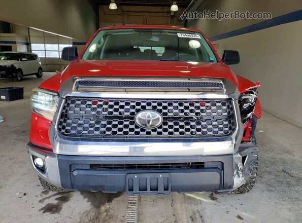 5TFDY5F13KX856684 2019 TOYOTA TUNDRA Red Vista frontal