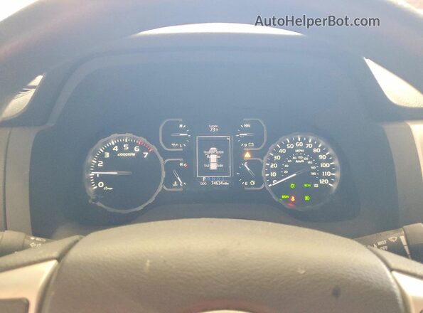 5TFDY5F13KX856684 2019 TOYOTA TUNDRA Red Vista del cuadro de instrumentos
