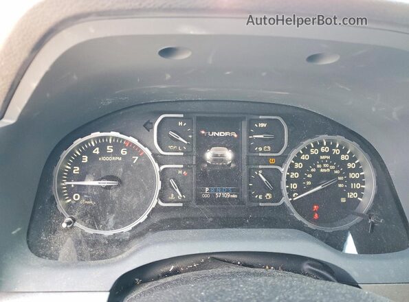 5TFDY5F13MX960014 2021 TOYOTA TUNDRA Silver Widok zestawu wskaźników