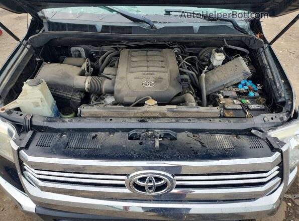 5TFDY5F14GX501157 2016 TOYOTA TUNDRA Black Widok wnętrza z tyłu