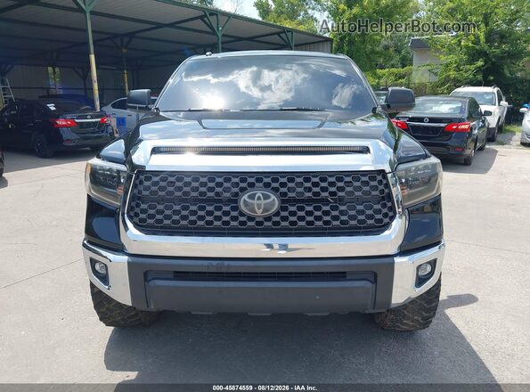 5TFDY5F14KX818655 2019 TOYOTA TUNDRA Black Widok zestawu wskaźników