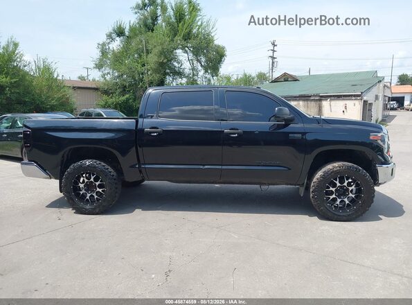 5TFDY5F14KX818655 2019 TOYOTA TUNDRA Black Widok wnętrza z tyłu