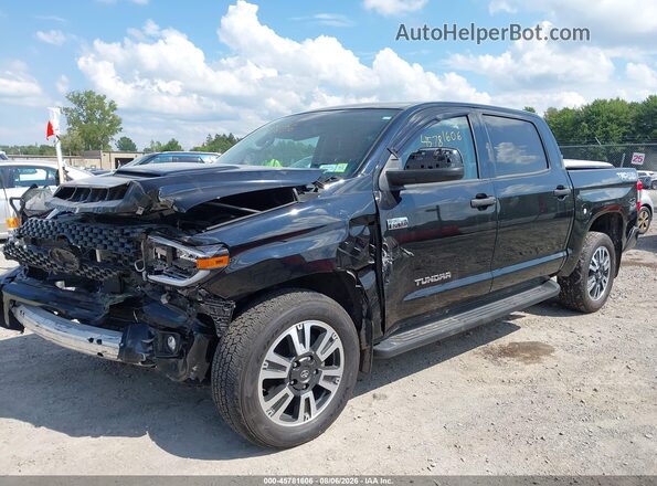 5TFDY5F14MX978795 2021 TOYOTA TUNDRA Black Передня ліва чверть