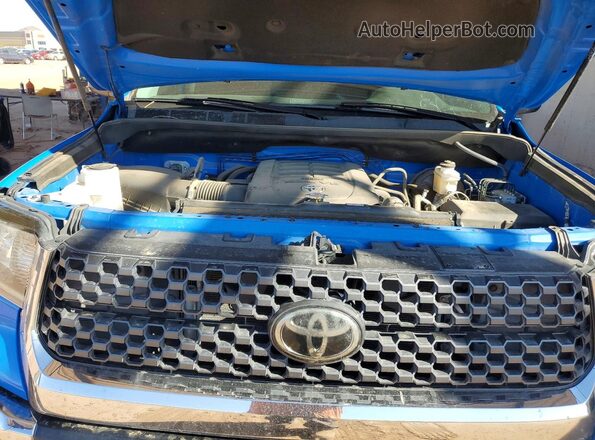 5TFDY5F14MX986153 2021 TOYOTA TUNDRA Blue უკანა სალონის ხედი