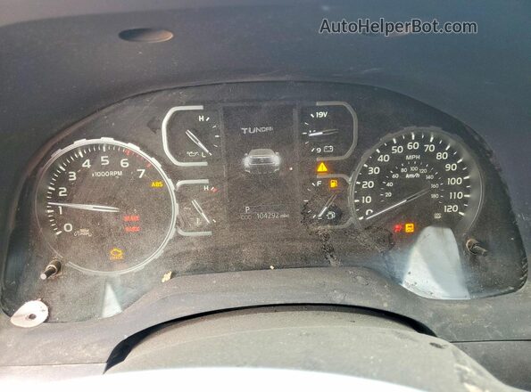 5TFDY5F16KX822383 2019 TOYOTA TUNDRA Gray Սարքավորումների վահանակի տեսք