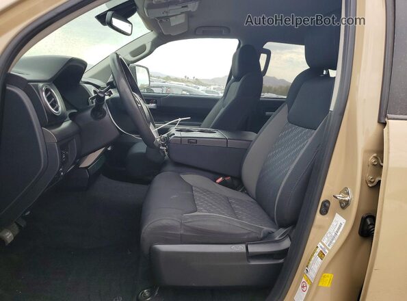 5TFDY5F17KX802191 2019 TOYOTA TUNDRA Tan Widok wnętrza z przodu