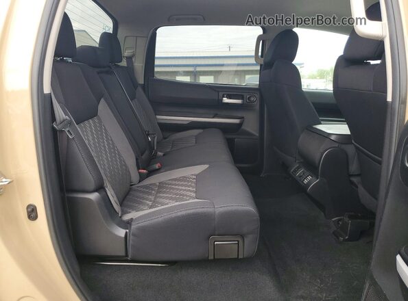 5TFDY5F17KX802191 2019 TOYOTA TUNDRA Tan Widok tylnych siedzeń