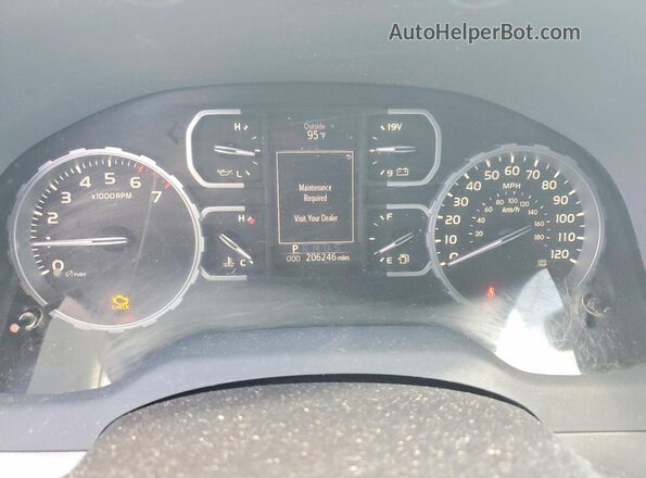 5TFDY5F19LX932085 2020 TOYOTA TUNDRA Gray ხელსაწყოთა პანელის ხედი