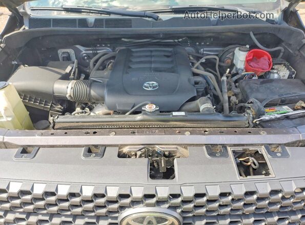 5TFDY5F19LX932085 2020 TOYOTA TUNDRA Gray უკანა სალონის ხედი