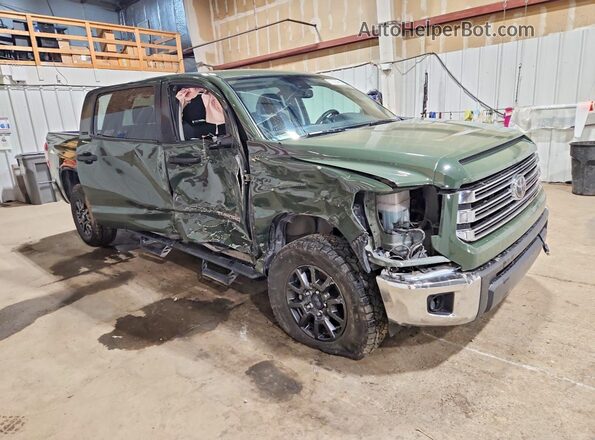 5TFDY5F19MX979439 2021 TOYOTA TUNDRA Green Передня права чверть