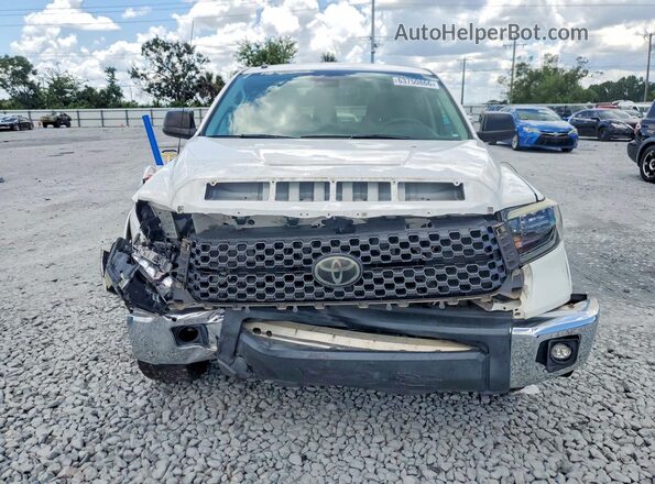5TFDY5F1XJX687259 2018 TOYOTA TUNDRA White Front view