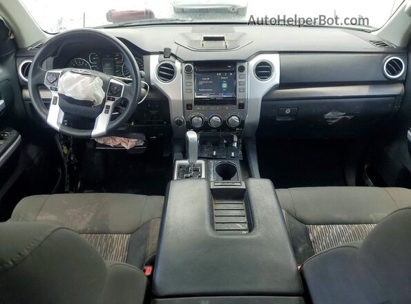 5TFDY5F1XJX687259 2018 TOYOTA TUNDRA White Dashboard view