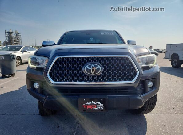 5TFDZ5BN0KX040067 2019 TOYOTA TACOMA Gray Widok z przodu