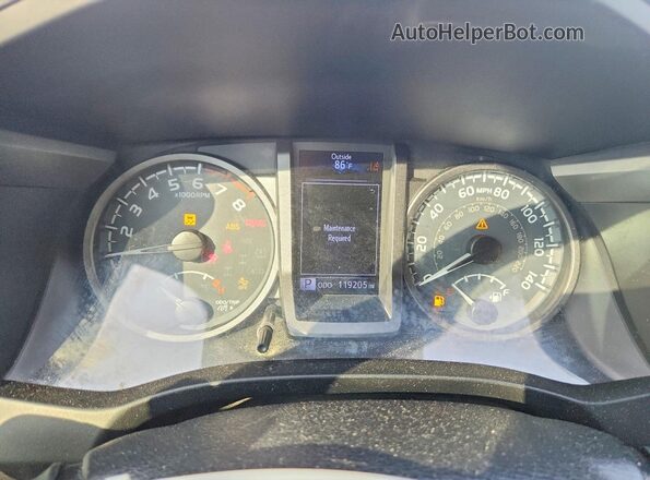 5TFDZ5BN0KX040067 2019 TOYOTA TACOMA Gray Widok zestawu wskaźników