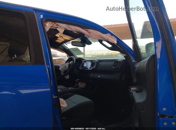 5TFDZ5BN1LX046896 2020 TOYOTA TACOMA Blue Widok wnętrza z przodu