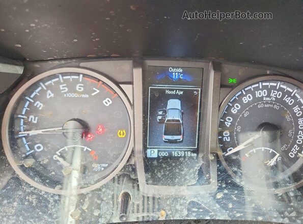5TFDZ5BN5JX034778 2018 TOYOTA TACOMA Gray Widok zestawu wskaźników