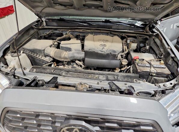 5TFDZ5BNXMX067683 2021 TOYOTA TACOMA Gray Vista interior trasera