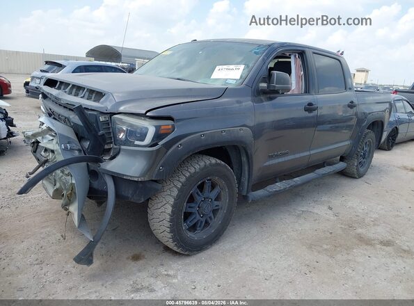 5TFEM5F13GX104619 2016 TOYOTA TUNDRA Gray Vista tres cuartos delantera izquierda