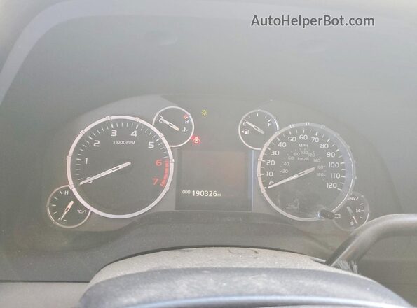 5TFEM5F1XGX103600 2016 TOYOTA TUNDRA White Вид щитка приладів