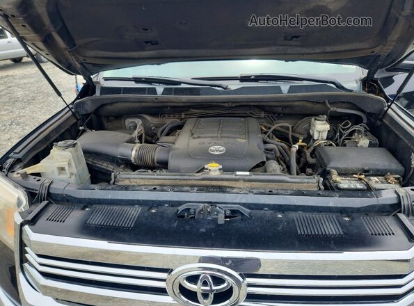 5TFEW5F15HX225910 2017 TOYOTA TUNDRA Черный Вид задней части салона