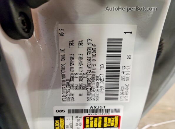 5TFEY5F11KX253317 2019 TOYOTA TUNDRA Белый Вид подкапотного пространства