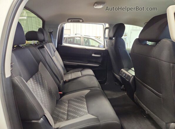 5TFEY5F11KX253317 2019 TOYOTA TUNDRA Белый Вид задних сидений