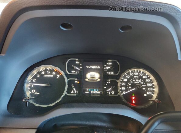 5TFEY5F13MX288041 2021 TOYOTA TUNDRA Белый Вид щитка приборов