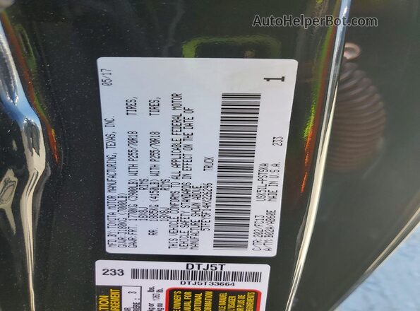 5TFEY5F14HX226296 2017 TOYOTA TUNDRA Black Engine compartment view