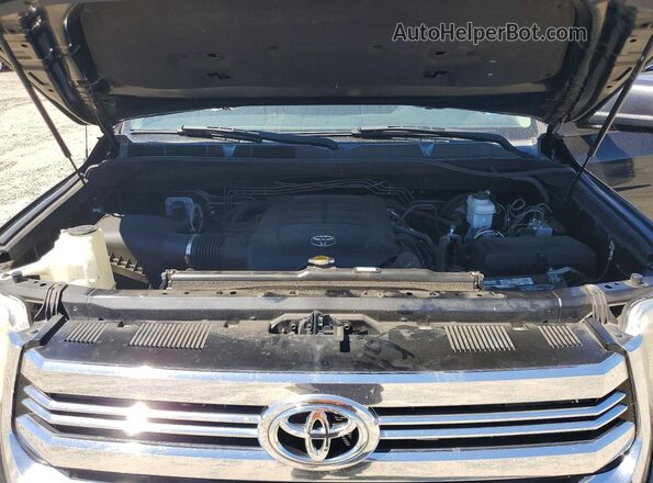 5TFEY5F14HX226296 2017 TOYOTA TUNDRA Black Rear interior view