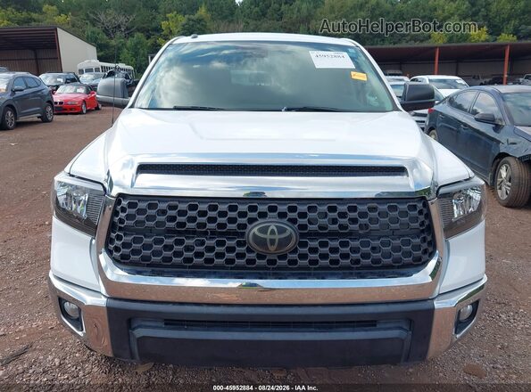 5TFEY5F15JX235594 2018 TOYOTA TUNDRA White Vista del cuadro de instrumentos