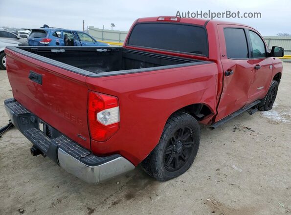 5TFEY5F1XKX253493 2019 TOYOTA TUNDRA Red Trasero derecho