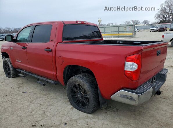 5TFEY5F1XKX253493 2019 TOYOTA TUNDRA Red Trasero izquierdo