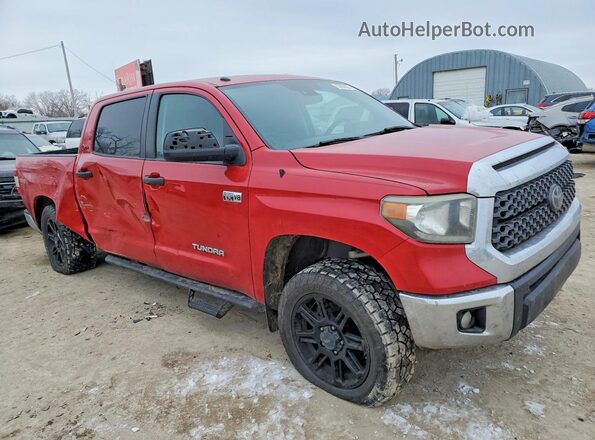 5TFEY5F1XKX253493 2019 TOYOTA TUNDRA Red Delantero derecho