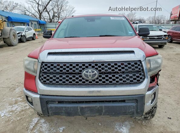 5TFEY5F1XKX253493 2019 TOYOTA TUNDRA Red Vista frontal