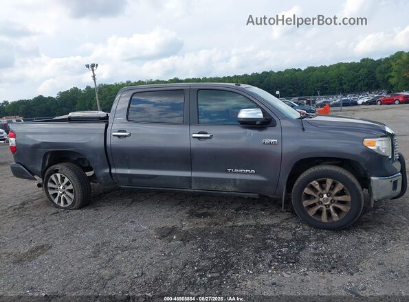 5TFFW5F14HX227684 2017 TOYOTA TUNDRA Gray Rear interior view