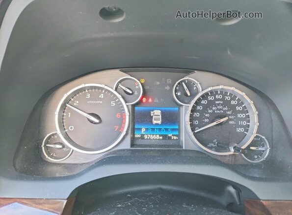 5TFFW5F1XHX223493 2017 TOYOTA TUNDRA Серебряный Вид щитка приборов