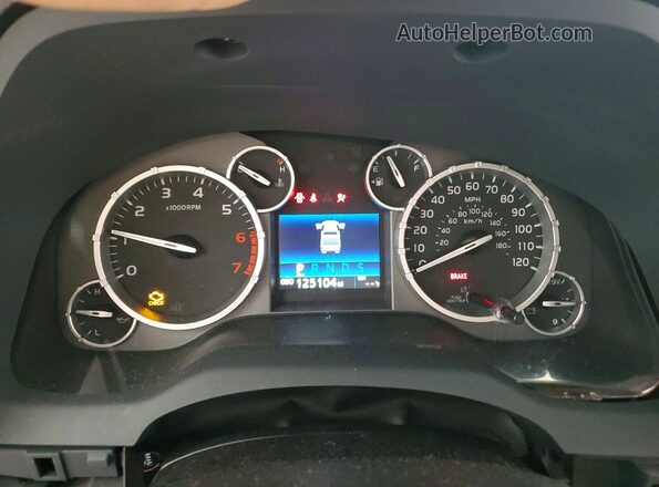 5TFGW5F11GX207332 2016 TOYOTA TUNDRA Угольный Вид щитка приборов
