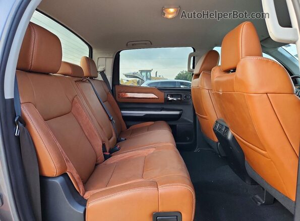 5TFGY5F11KX249129 2019 TOYOTA TUNDRA Gray Հետևի նստատեղերի տեսք