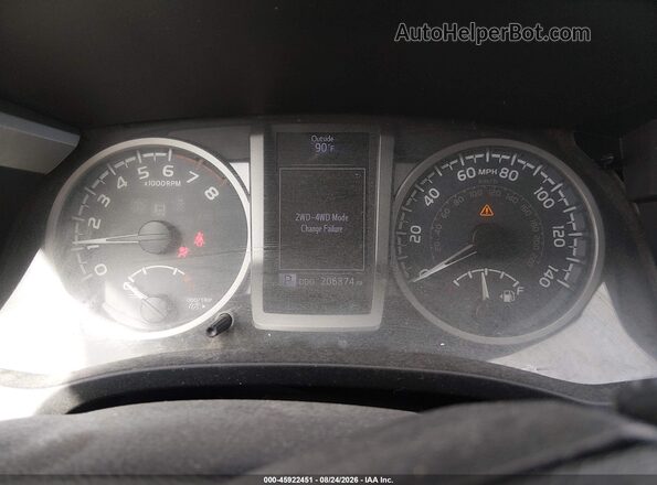 5TFGZ5AN4GX018255 2016 TOYOTA TACOMA Blue Vista de los asientos traseros